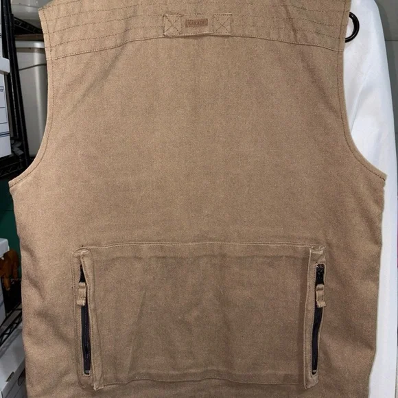 Kakadu Men's Brown Utility Vest - Picture 5 of 8